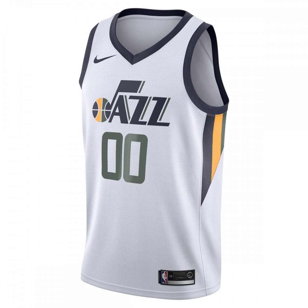 Utah Jazz 2020/21 Swingman Custom Jersey - Association Edition - White-Pro Kit Vault | Brand New 26/27 Sports Jerseys
